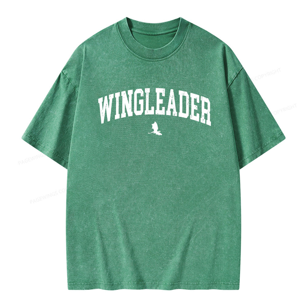 Pagewings Wingleader Unisex Washed T-shirt