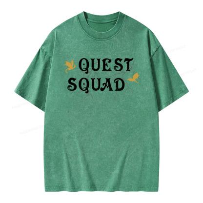 Pagewings Quest Squad Unisex Washed T-shirt