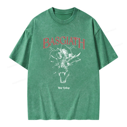 Pagewings Basgiath war college Unisex Washed T-shirt