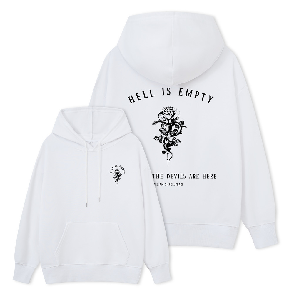 Pagewings Hell Is Empty And All The Devils Are Here Unisex Classic Hoodie