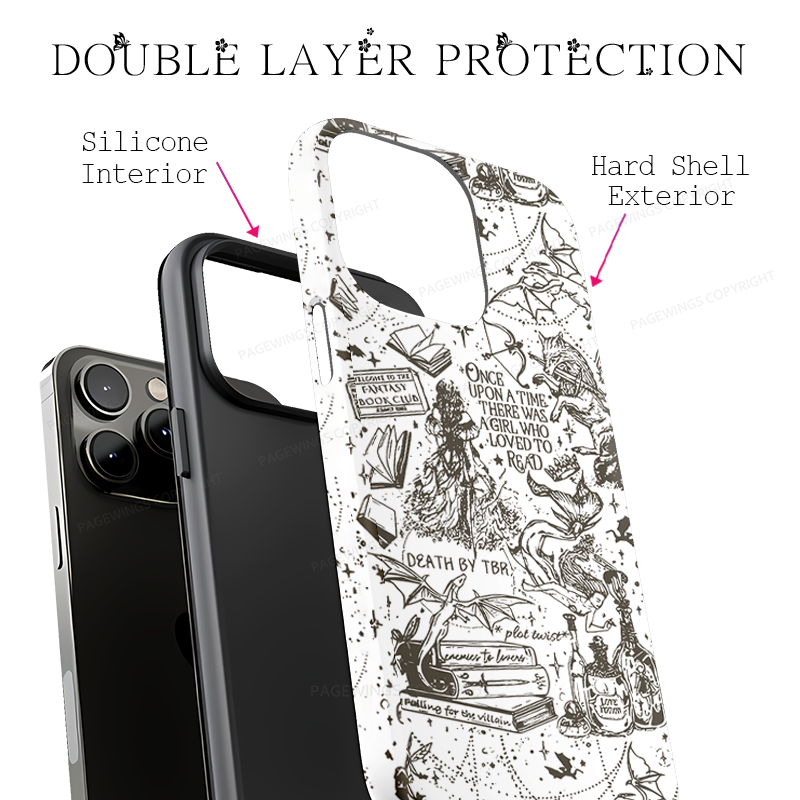 Pagewings Fantasy Book Phone Case