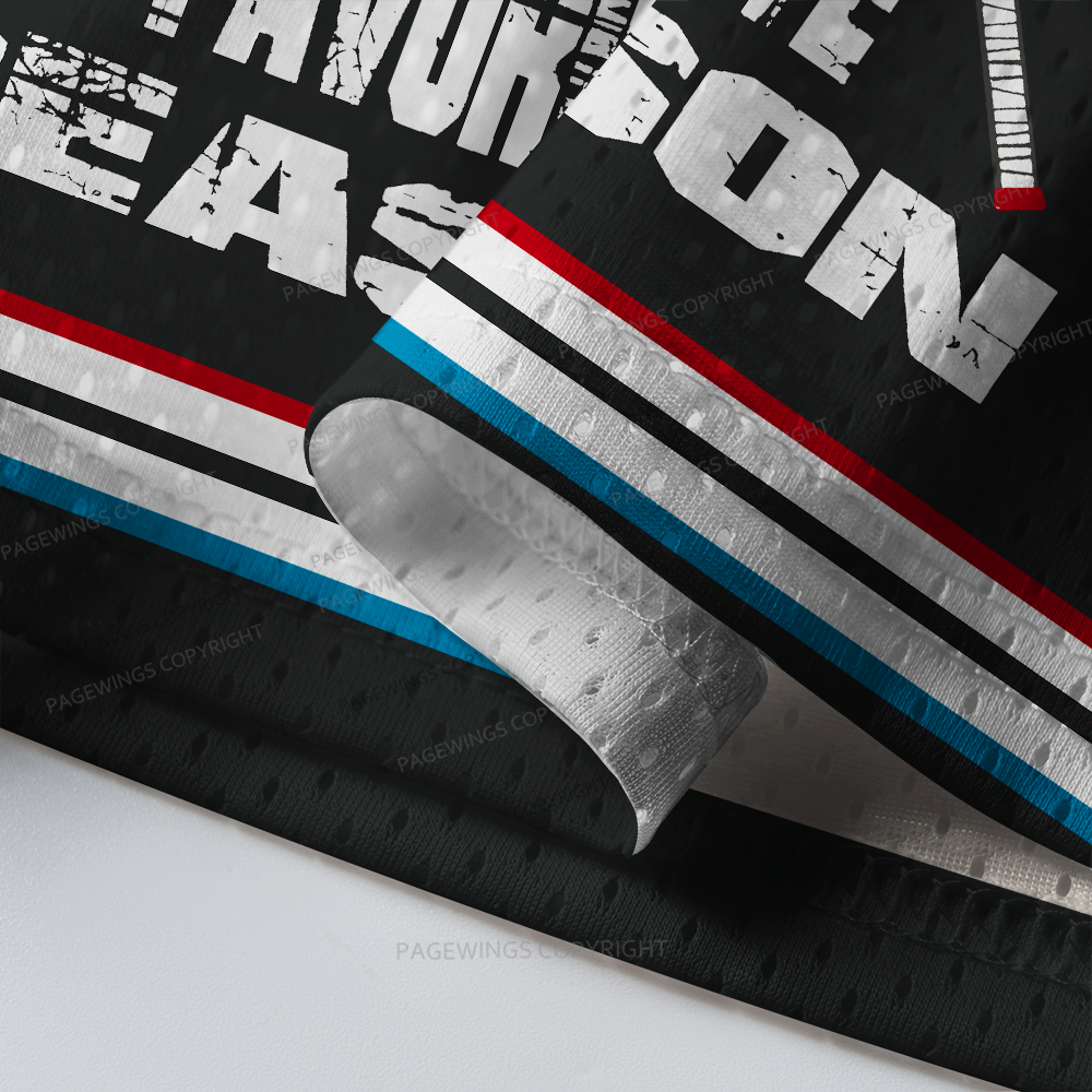 Pagewings Love Ice Hockey Unisex Mesh Jersey