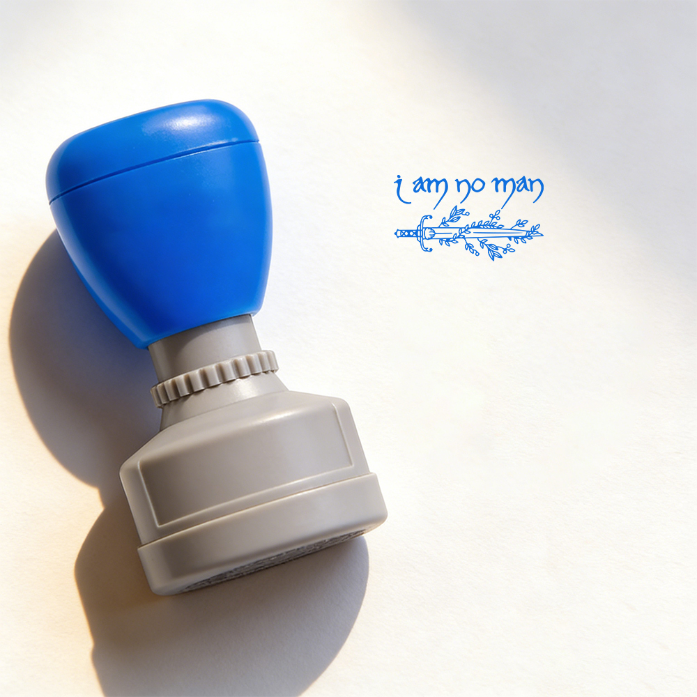 Pagewings I Am No Man Stamp