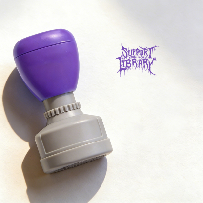 Pagewings Support Your Local Library Stamp