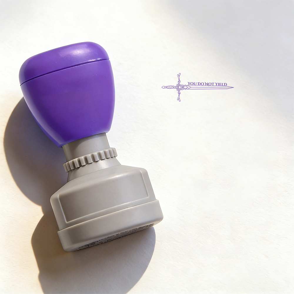 Pagewings You Do Not Yield Stamp