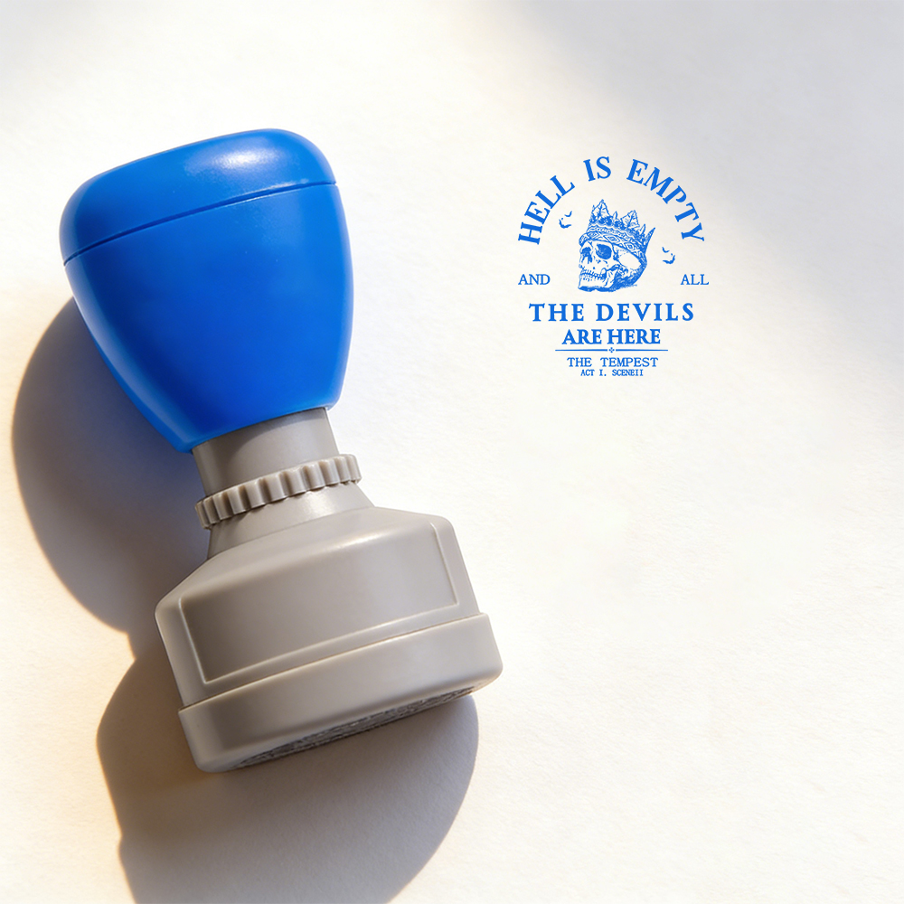 Pagewings Hell Is Empty And All The Devils Are Here Stamp