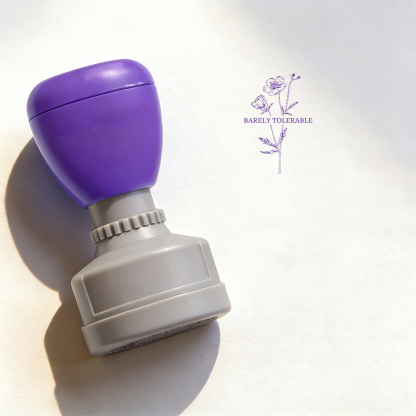 Pagewings Barely Tolerable Stamp