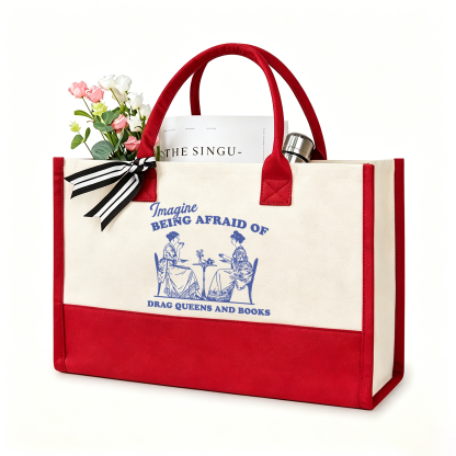 Pagewings Drag Queens15261 Large Tote Bag