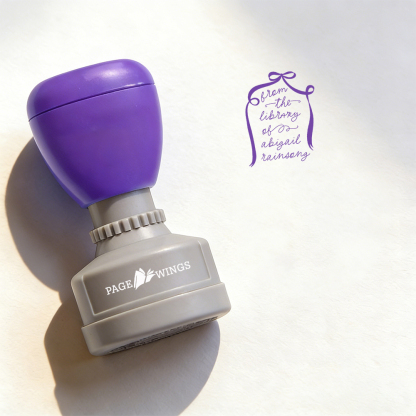 Pagewings Personalized Name Libraries Stamp