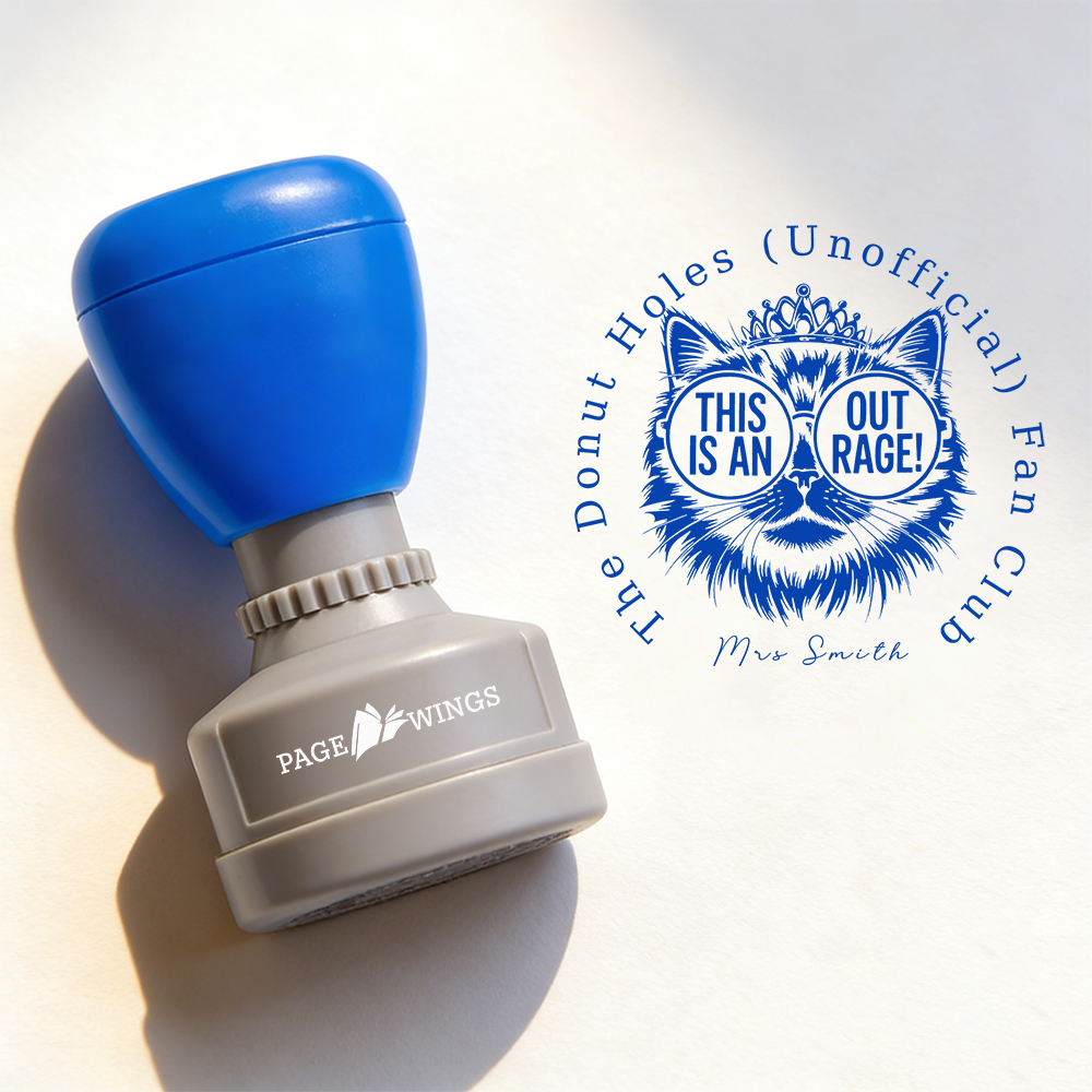 Pagewings Personalized Sci Fi Lover Stamp