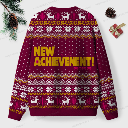 Pagewings New Achievement Unisex Ugly Knit Sweatshirt