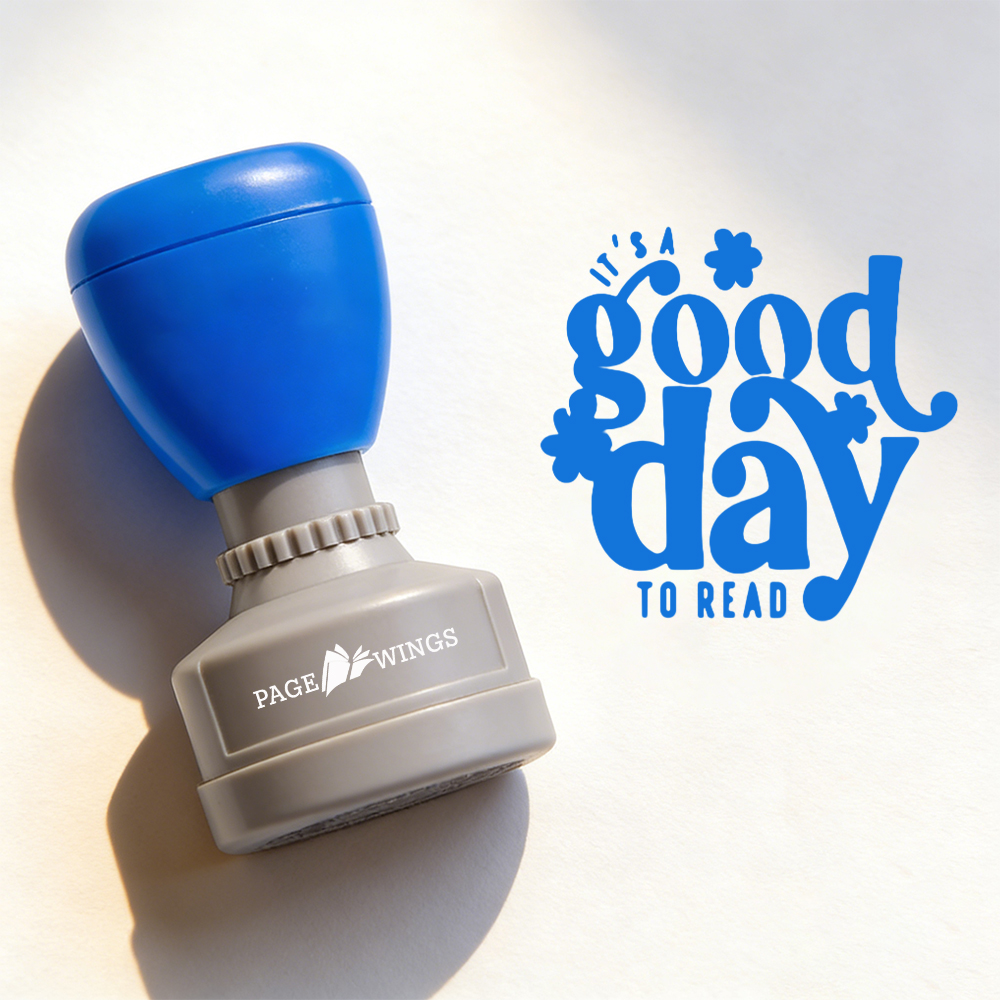 Pagewings It’s A Good Day To Read Stamp