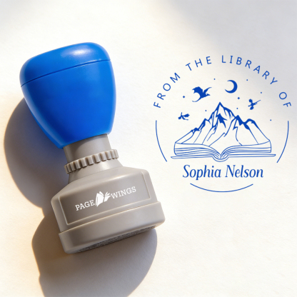 Pagewings Personalized Book Stamp