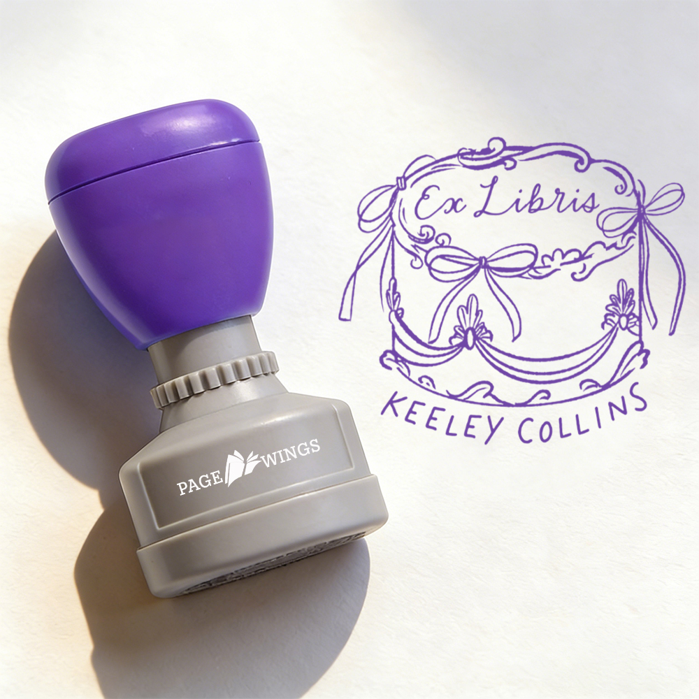 Pagewings Personalized Ex Libris Stamp