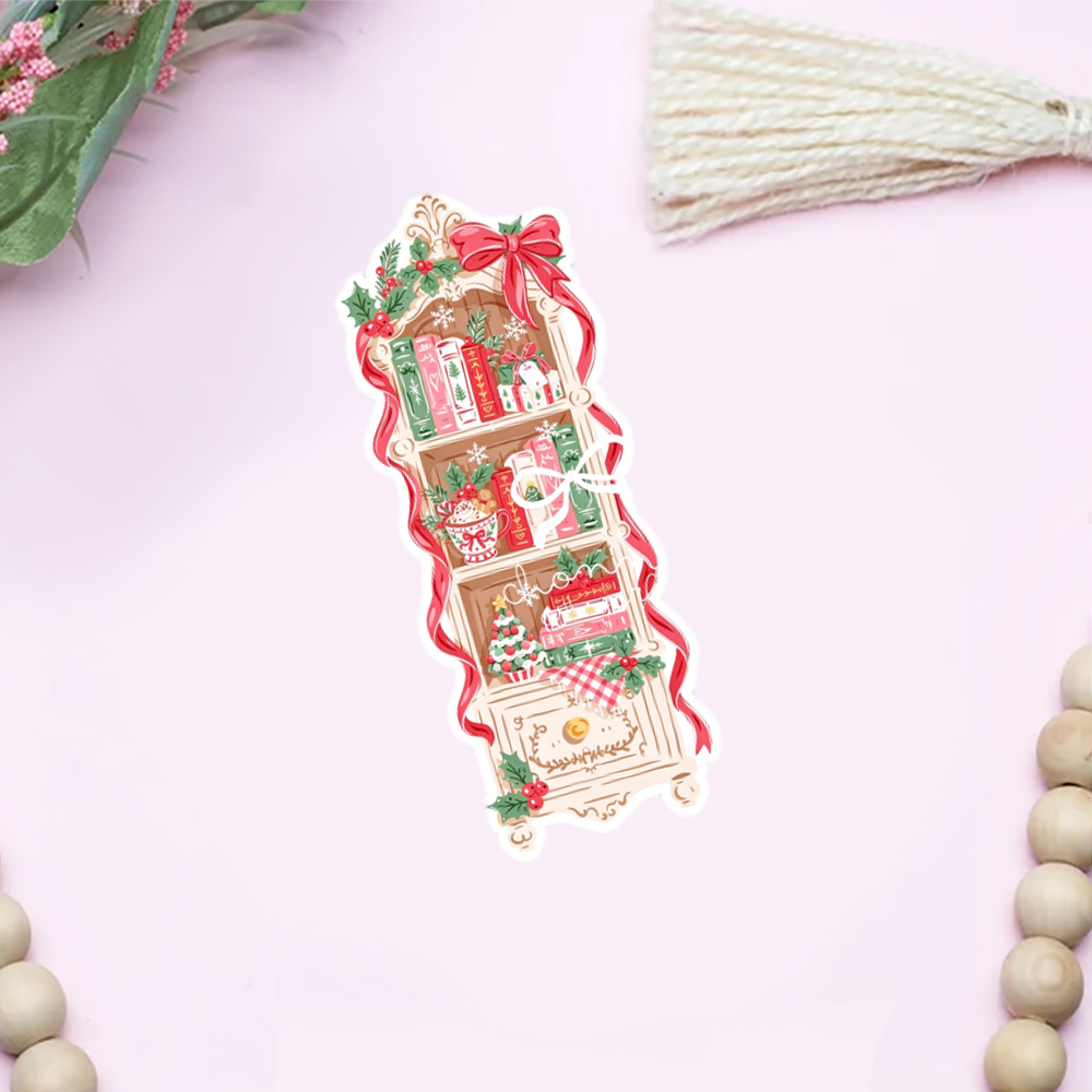 Pagewings Christmas Bookshelf  Bookmark