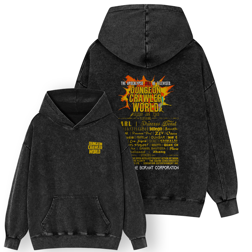Pagewings Inspiration for Sci-Fi Book Unisex Washed Hoodie