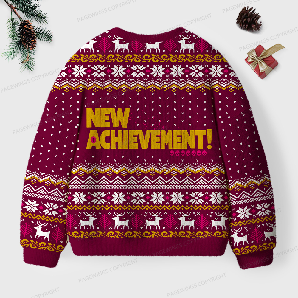 Pagewings New Achievement Unisex Ugly Knit Sweatshirt