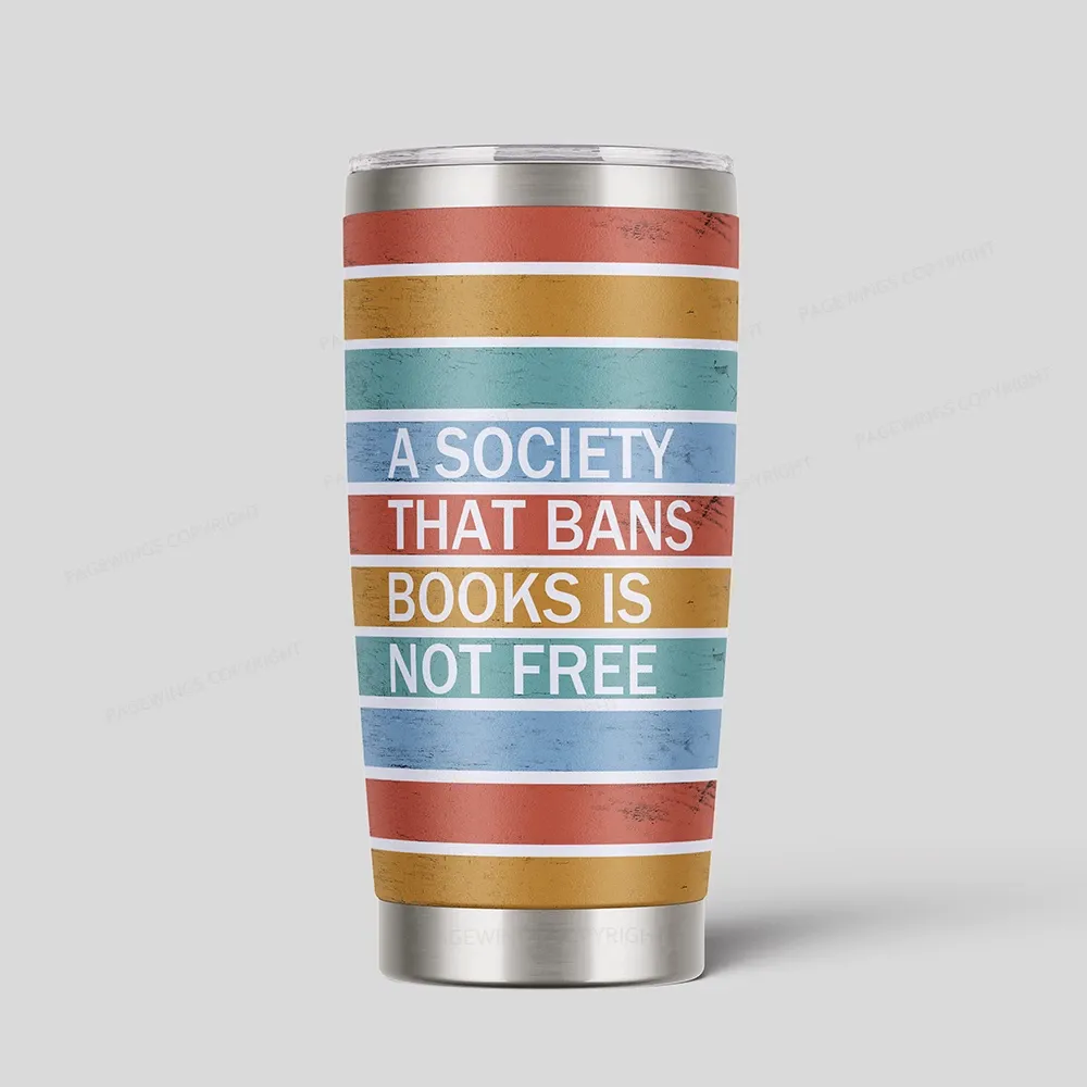 Pagewings Banned Books Shirt, Read Banned Books Tumbler