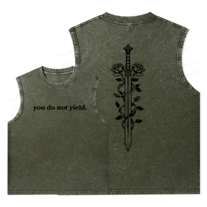 Pagewings Throne of Glass Merch Unisex Washed Tank Top