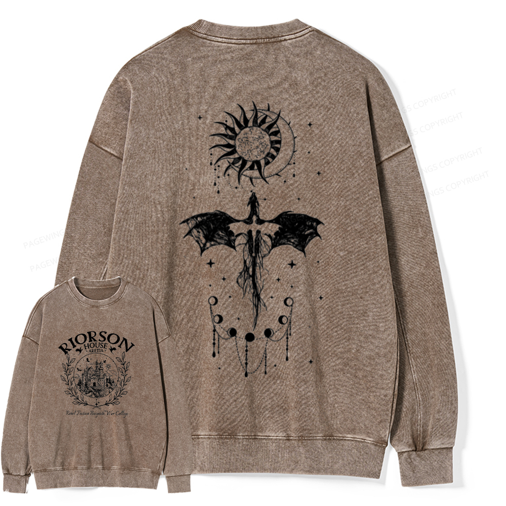 [Copy]Pagewings The World Will Be Saved And Remade Unisex Washed Sweatshirt
