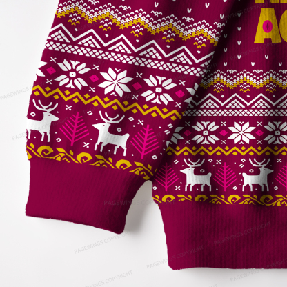 Pagewings New Achievement Unisex Ugly Knit Sweatshirt