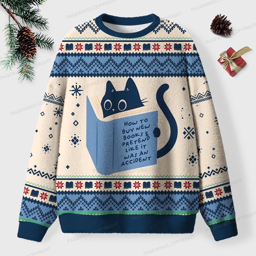 Pagewings How To Buy New Books Unisex Ugly Sweatshirt