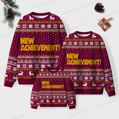 Pagewings New Achievement Unisex Ugly Knit Sweatshirt