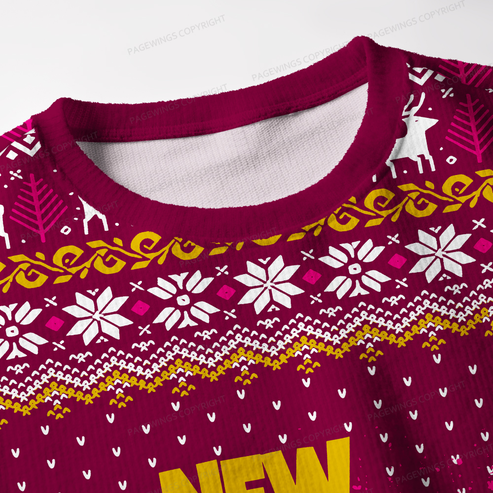 Pagewings New Achievement Unisex Ugly Knit Sweatshirt