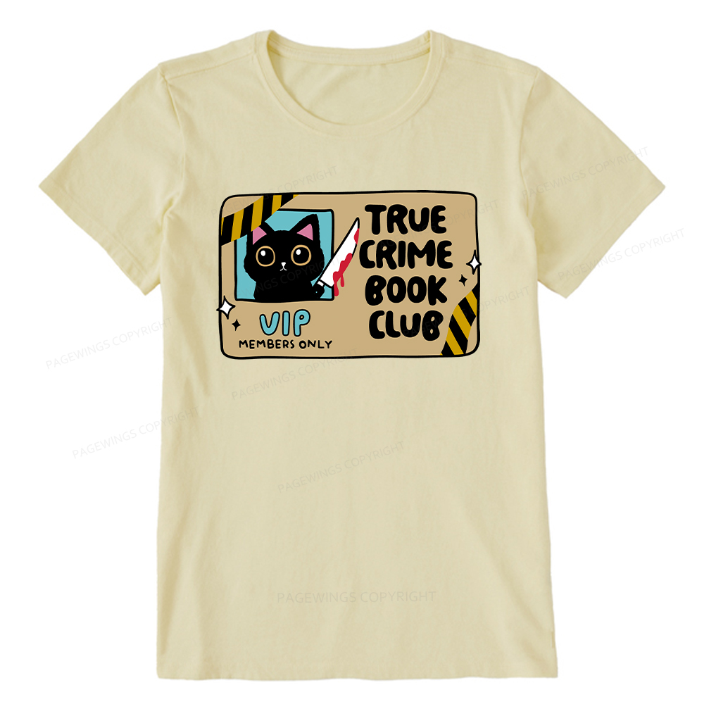 Pagewings True Crime Book Club Unisex Classic T-shirt