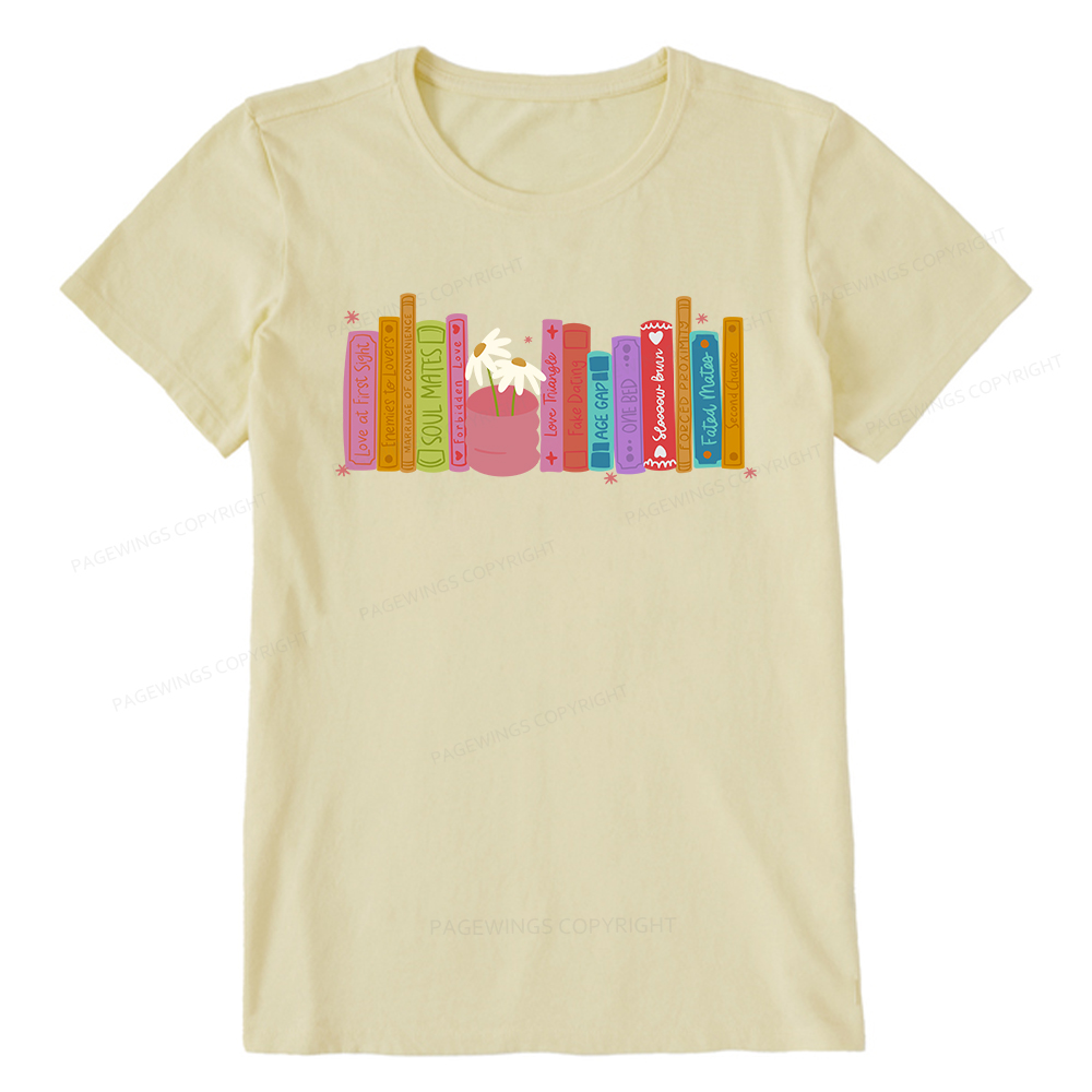 Pagewings Romance Book Tropes Unisex Classic T-shirt