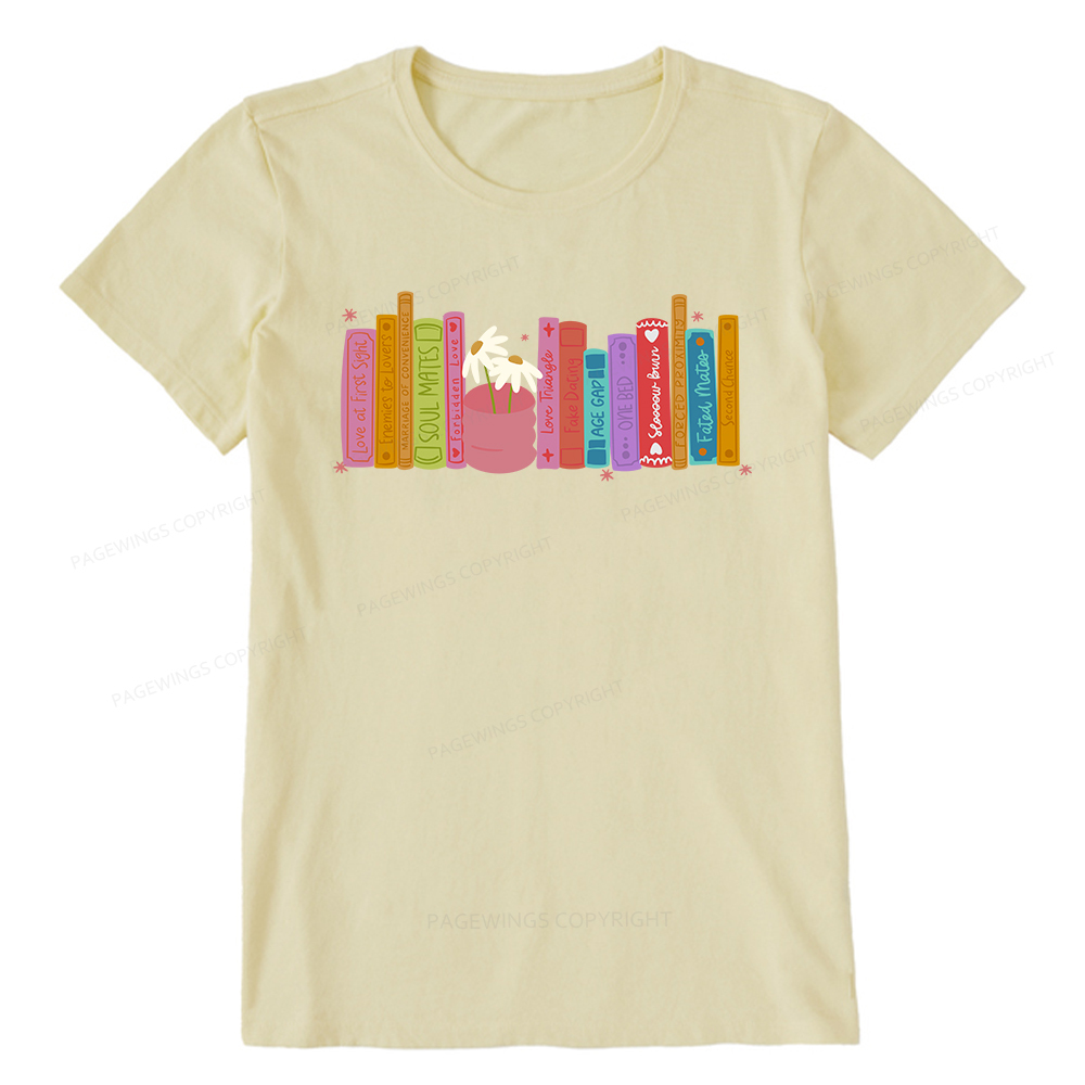 Pagewings Romance Book Tropes Unisex Classic T-shirt