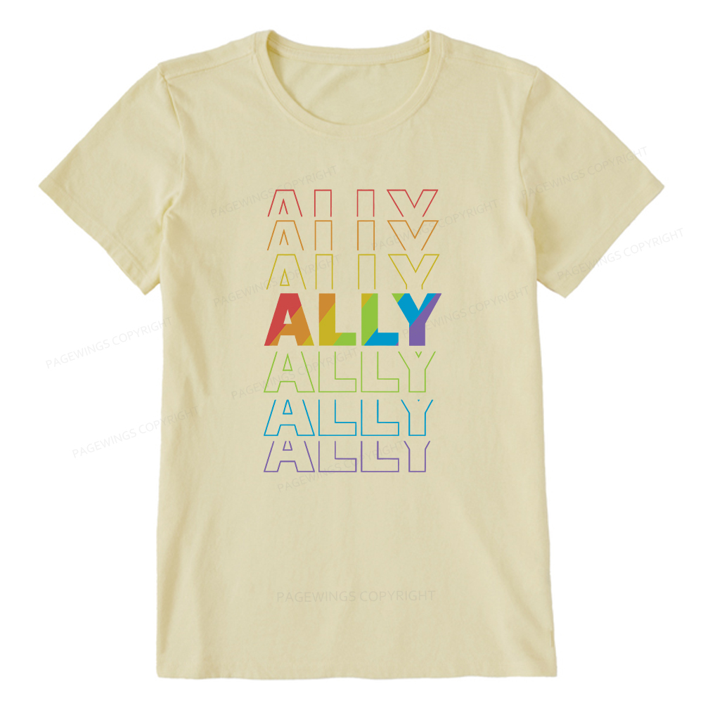 Pagewings LGBTQ Ally Unisex Classic T-shirt