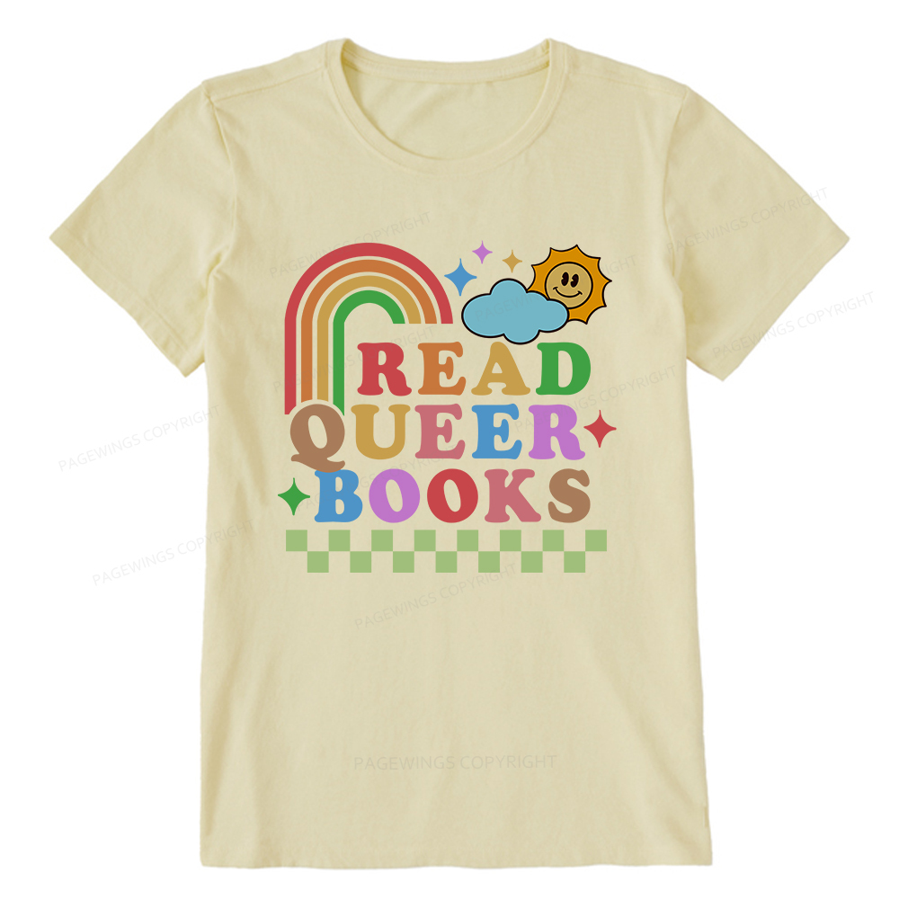 Pagewings Read Queer Books Unisex Classic T-shirt