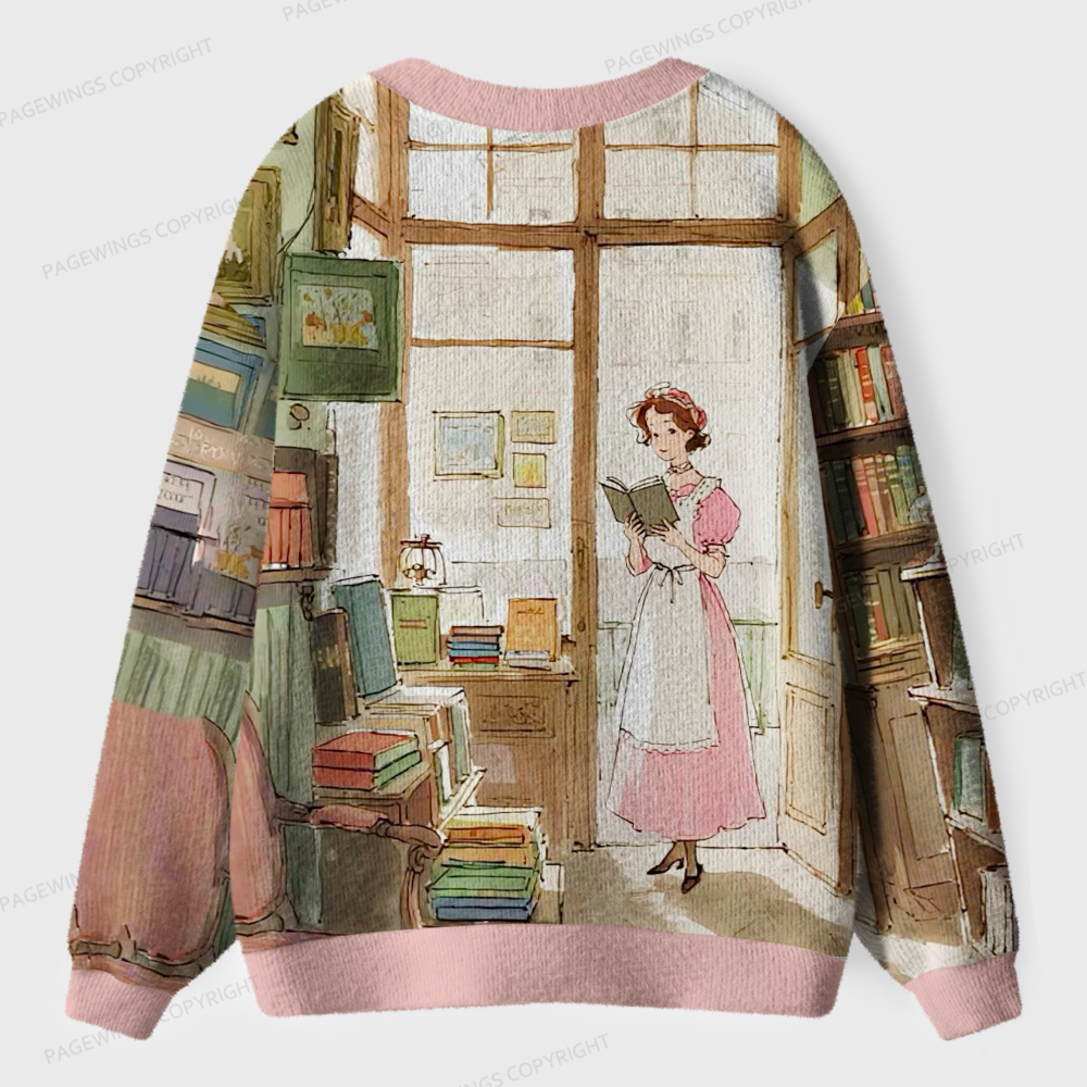 Pagewings Literary Women Unisex Cardigan Sweaters