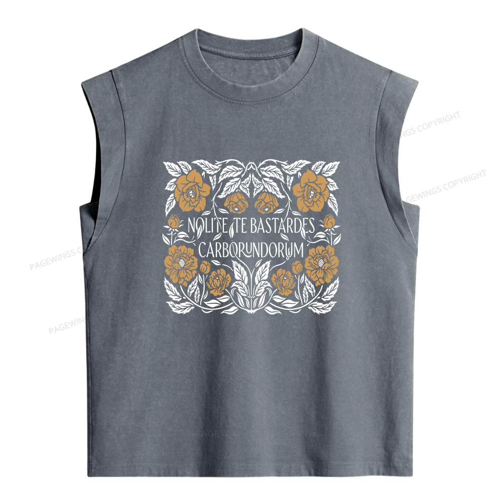 Pagewings Dystopian Book Lovers Women's Washed Tank Top