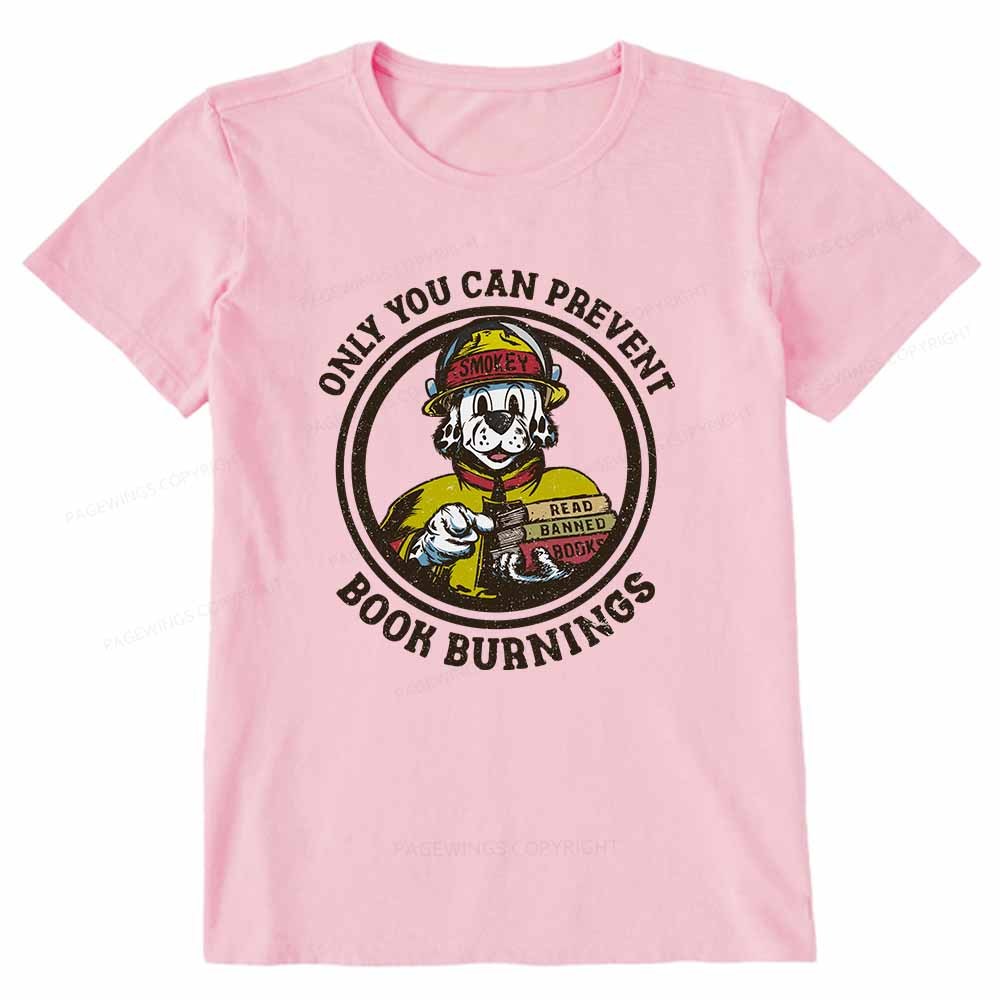 Pagewings Prevent Book Burnings Unisex Classic T-shirt