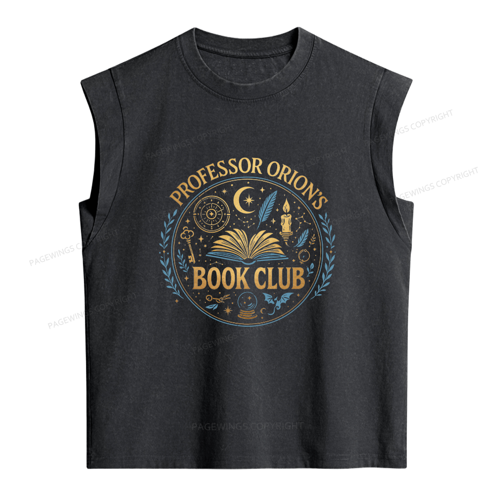 Pagewings Book Club Women's Washed Tank Top