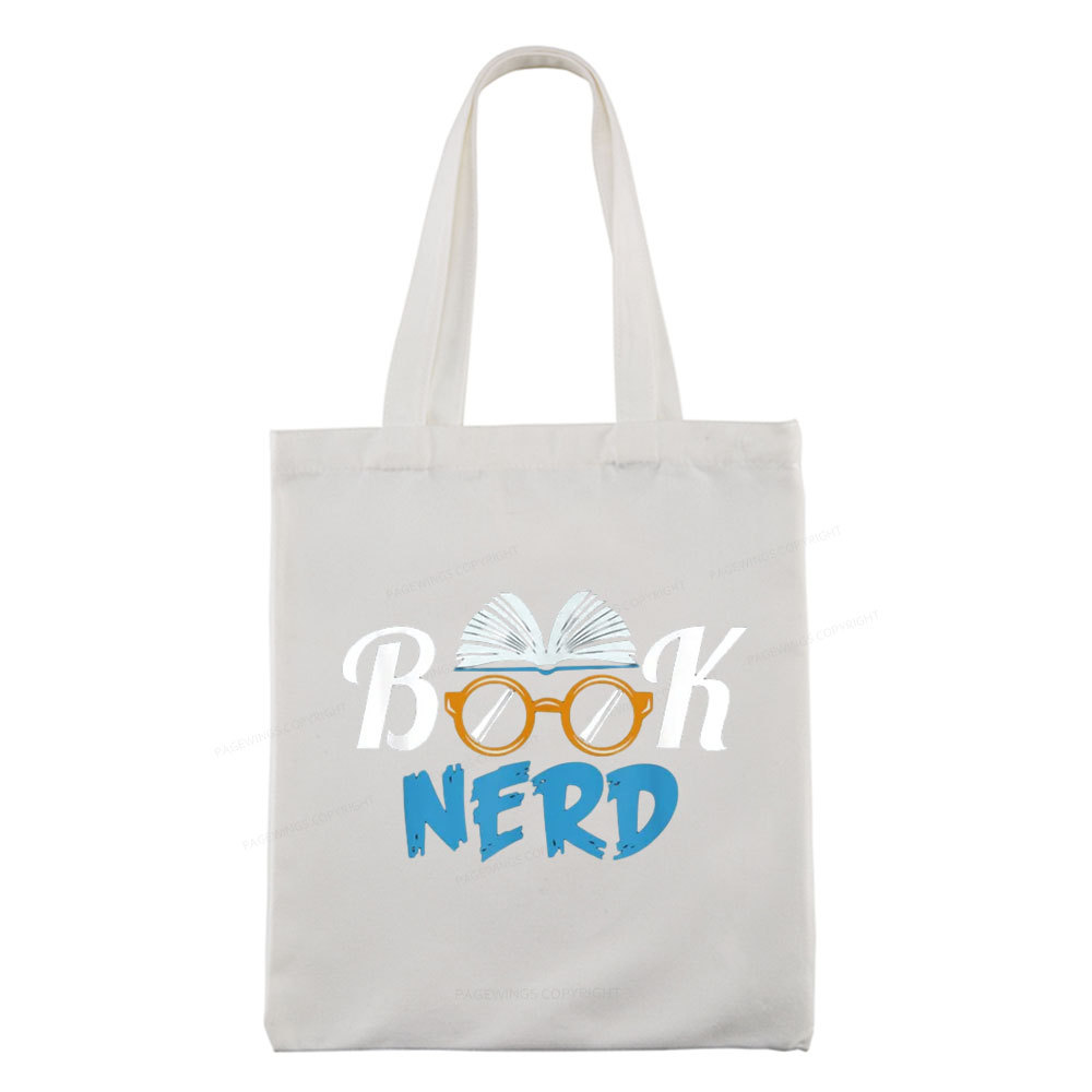 Pagewings Book Nerd Tote Bag