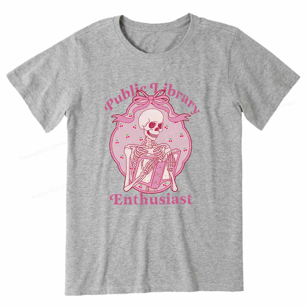 Pagewings Public Library Enthusiast Unisex Classic T-shirt
