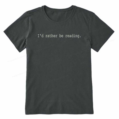 Pagewings I'd Rather Be Reading Unisex Classic T-shirt