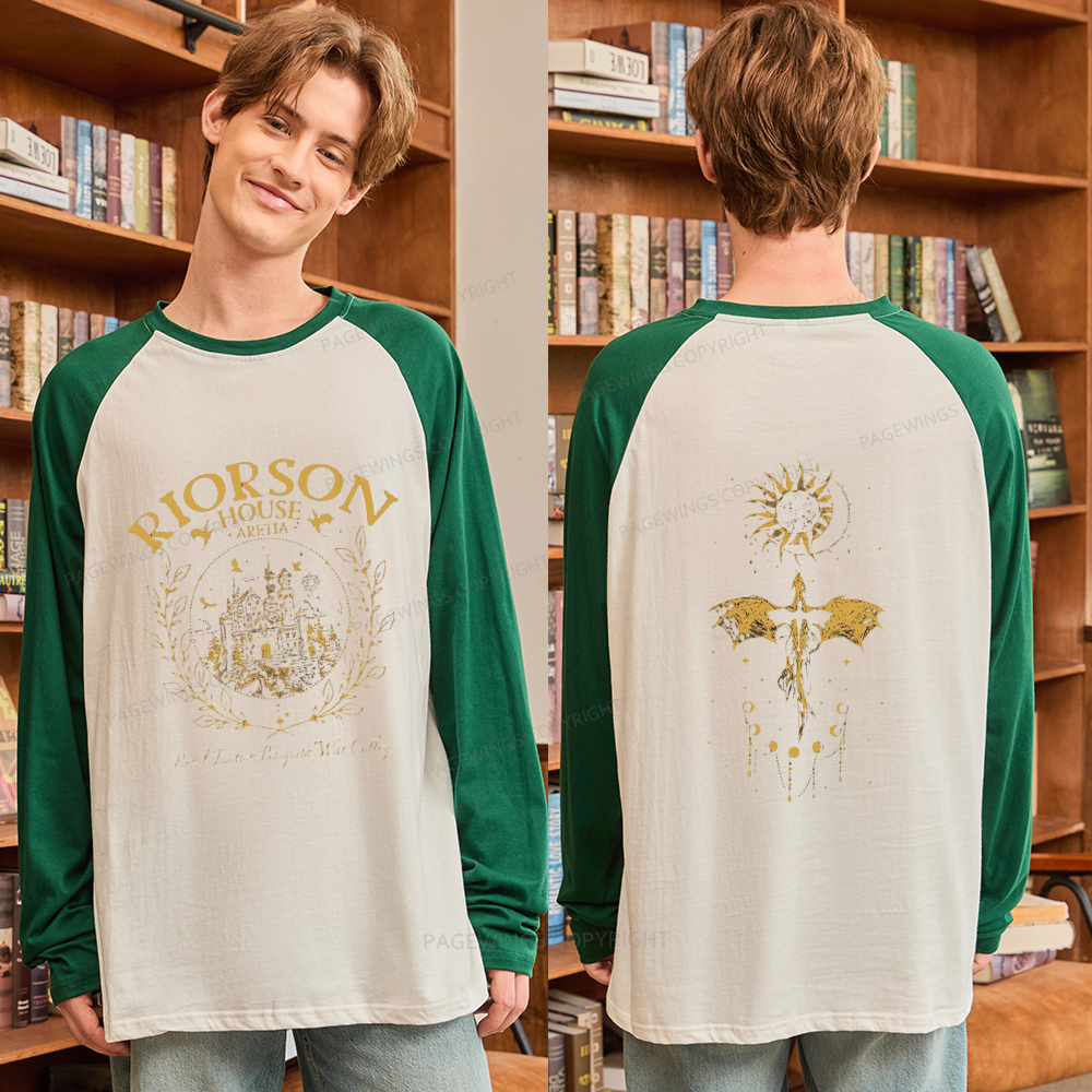 Pagewings Fourth Wing Long Sleeve Raglan T-shirt