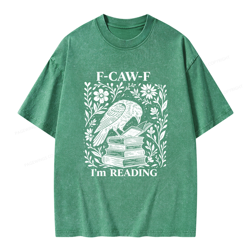 Pagewings I'm Reading Unisex Washed T-shirt