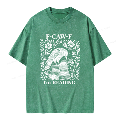Pagewings I'm Reading Unisex Washed T-shirt