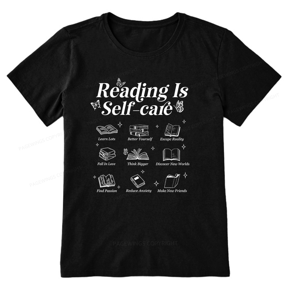 Pagewings Reading Is Self Care Unisex Classic T-shirt