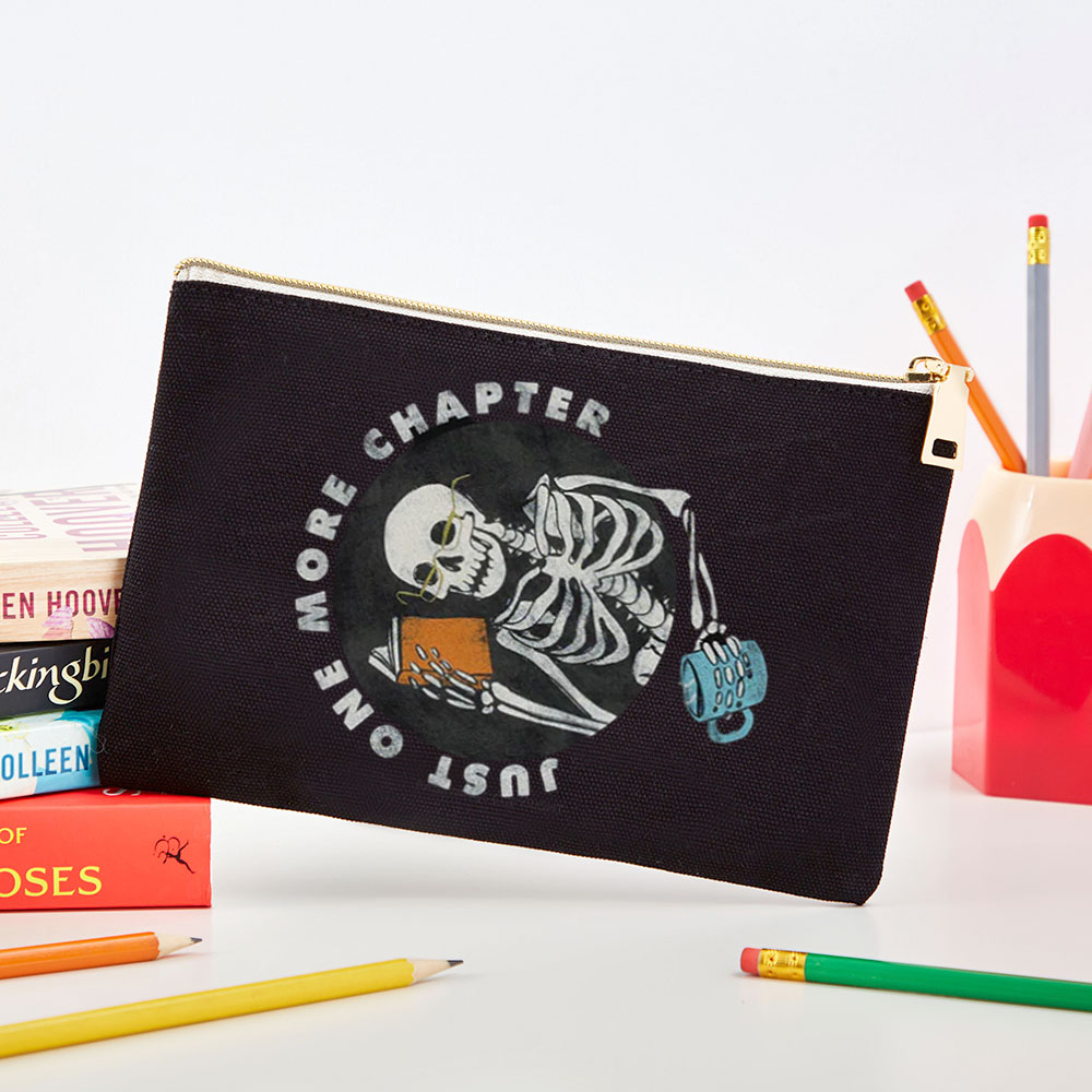 Pagewings Halloween Just One More Chapter Pouch