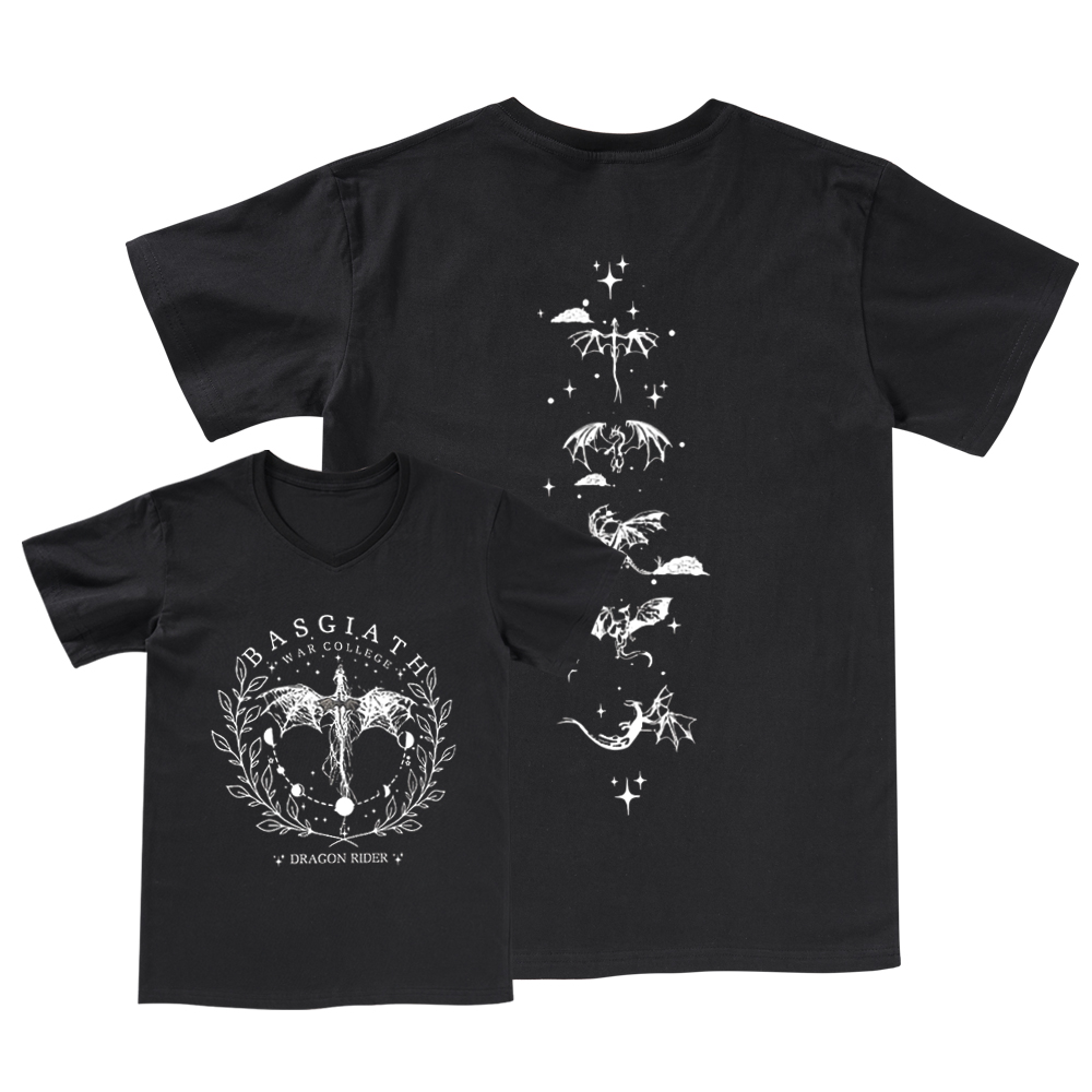 Pagewings Basgiath War College 2-Sided V-neck T-shirt