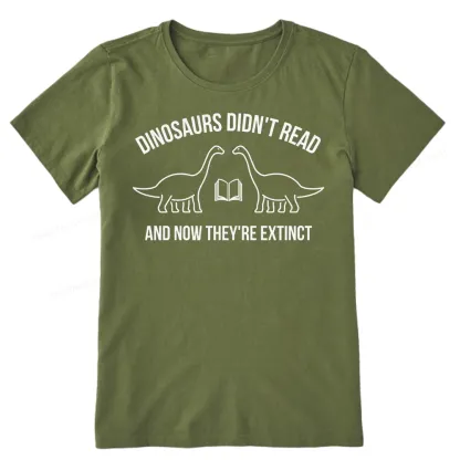 Pagewings Dinosaurs Didn't Read  Unisex Classic T-shirt