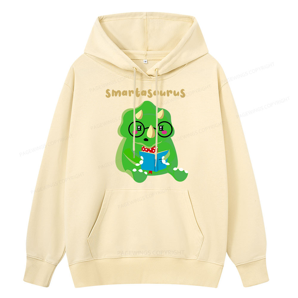 Pagewing Smart Dinosaur Is Reading Seriously Unisex Classic Hoodie