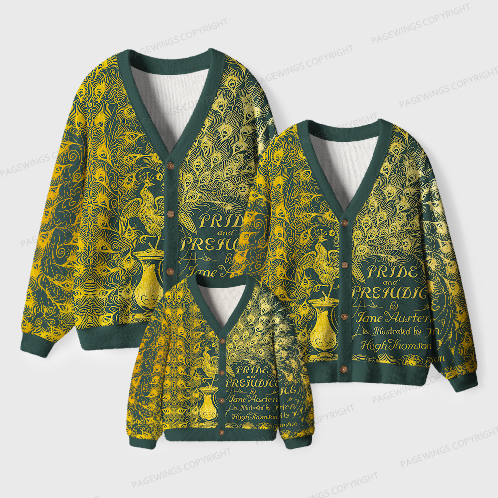 Pagewings Literary Unisex Cardigan Sweaters