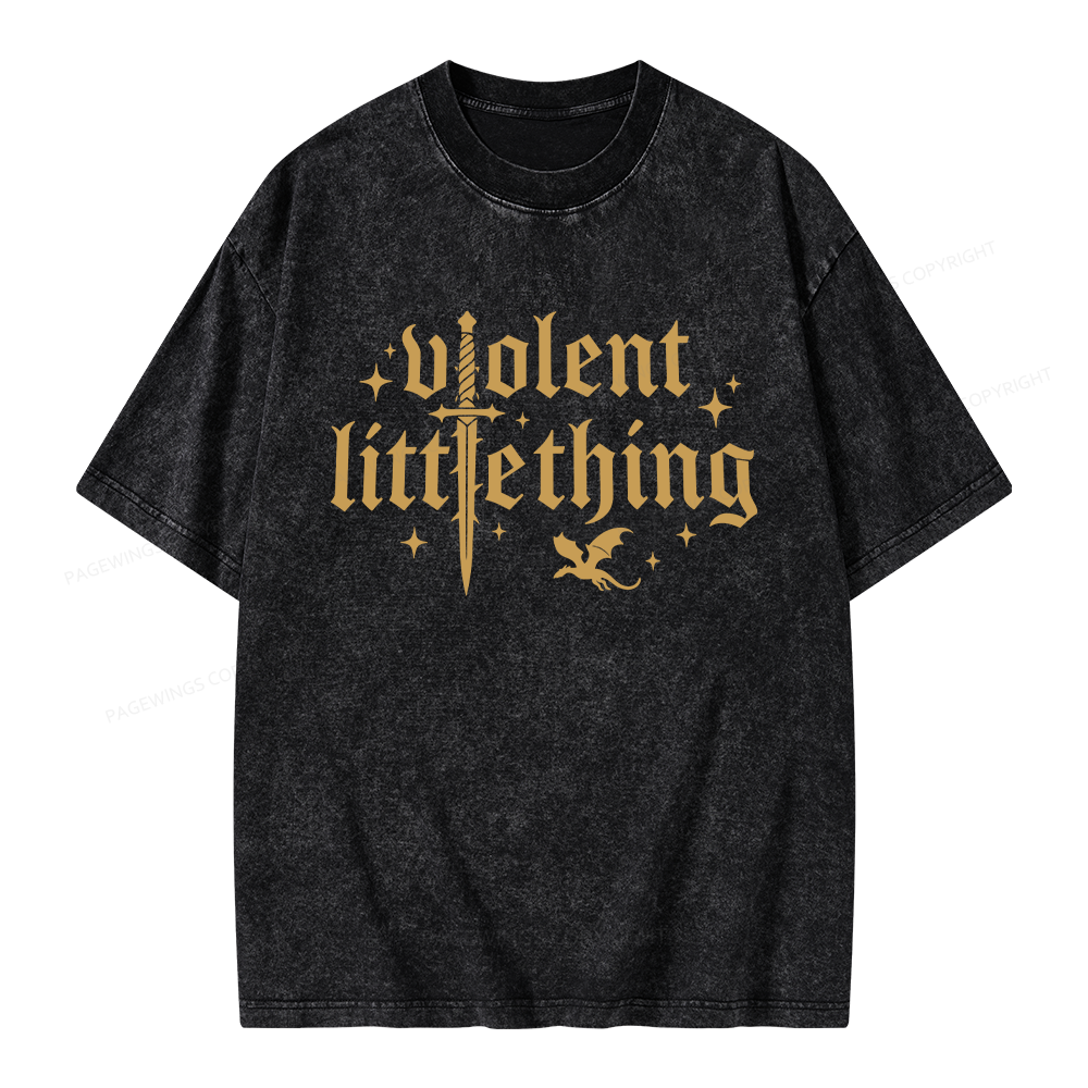 Pagewings Fantasy Reader Unisex Washed T-shirt